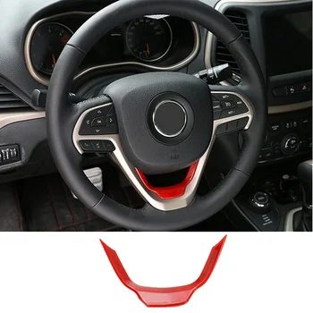 

Interior Steering Wheel trim Panel Decal For Jeep Cherokee Grand 1pc Car