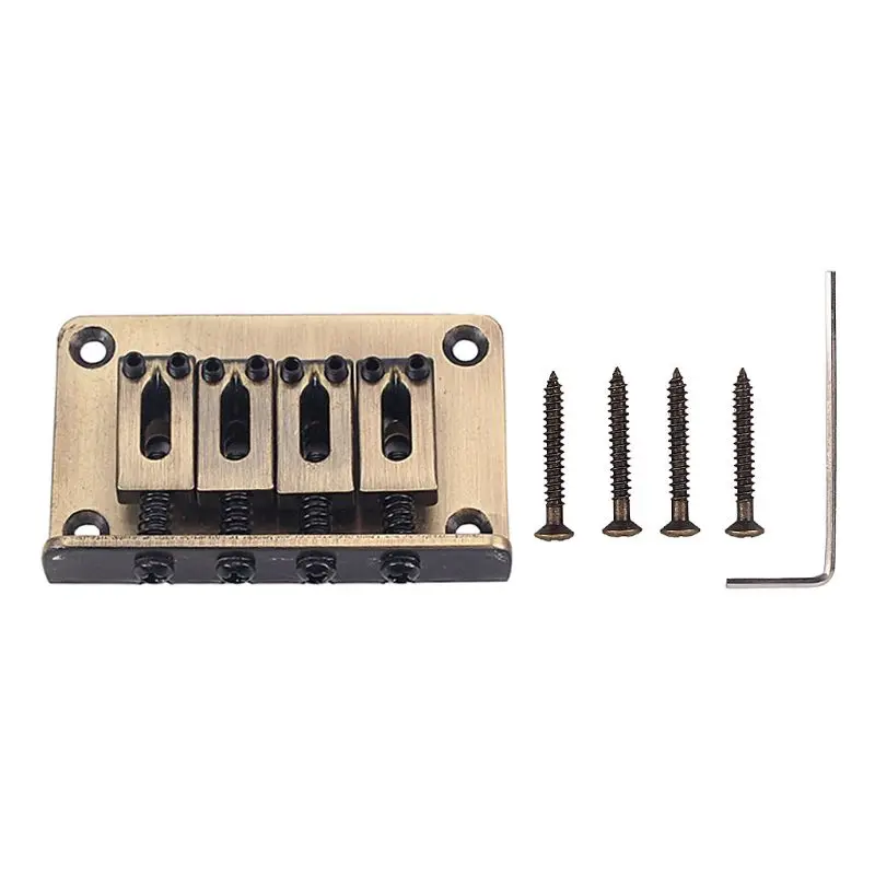 

4 String Vintage Bridge for Cigar Box Guitar Ukulele Parts Accessories