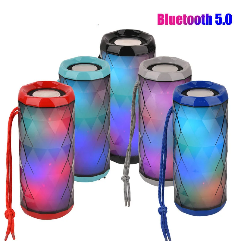 Casaland светодиодный Bluetooth динамик водонепроницаемый портативный беспроводной 10 Вт Колонка сабвуфер поддержка TF AUX USB Громкая связь вызов