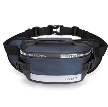 

Men's waist bag trendy fashion chest bag male new sports outdoor casual crossbody bag convenient shoulder bag