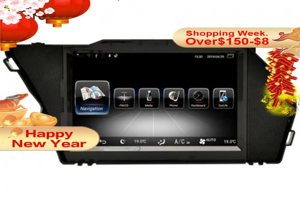 4G + 32G Android 9 0 автомобильный DVD плеер GPS навигация для Mercedes Benz GLK X204 2008 2015