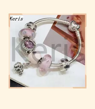 

High Quality Reproduction 1:1 100%925 Pure Elephant Pendant Clasp Bracelet Free Delivery