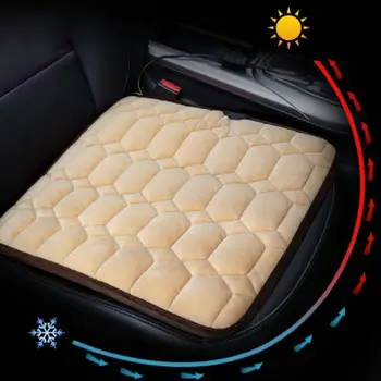 

50*53CM 12V Car Seat Cover Heater Plush Universal Auto Seat Covers Electric Heated Seats Interior Accessories For BMW Golf