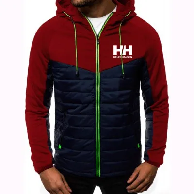 

2020 New Fashion Hoody Spliced Jacket Printed HH Men Hoodies Sweatshirts Casual Coat Hooded Zip Cardigan Plus Fleece M-3XL