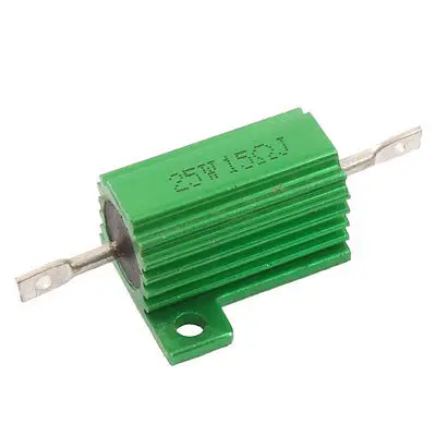 25W 15 Ohm винт кран установленный Алюминиевый обмотанный резистор