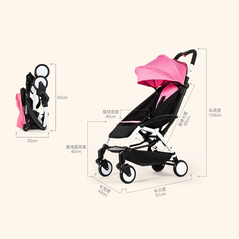 Original Yoya For Baby Stroller Car Light Folding Baby Carriage Stroller Chair Can Sit Lie Kinderwagen Newborn Baby Pram