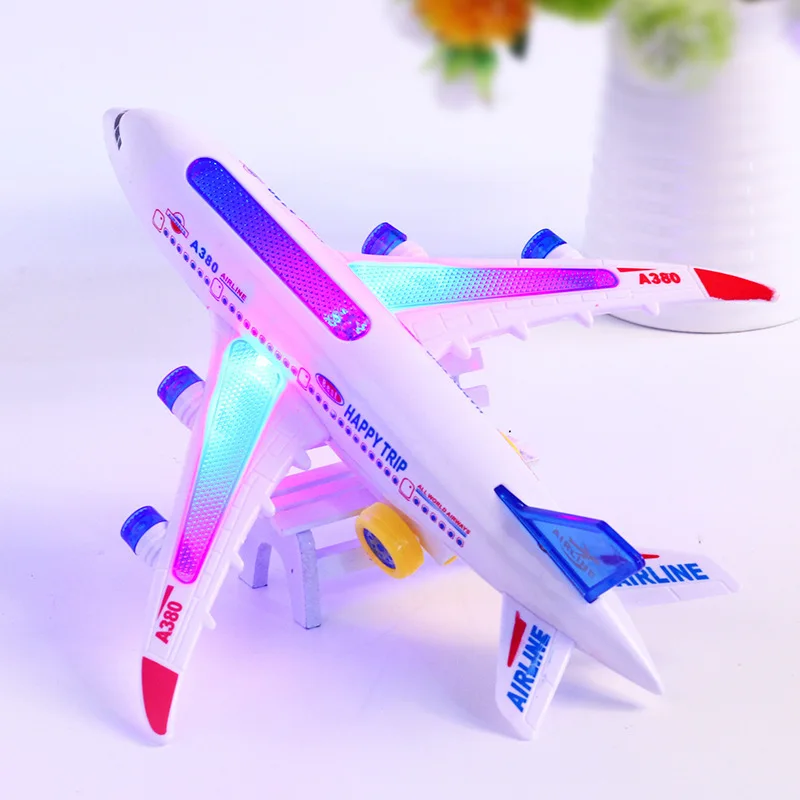 

Manufacturers Direct Selling CHILDREN'S Toy New Style Electric Music Flash Universal Airplane Aircraft Model Place of Origin Sup