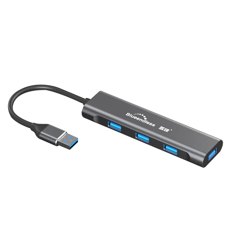 Blueendless usb c концентратор USB3.1 type c до 4 портов USB3.0 высокоскоростной usb поддержка 5 Гбит/с для MacBook pro type c концентратор - Цвет: HU401