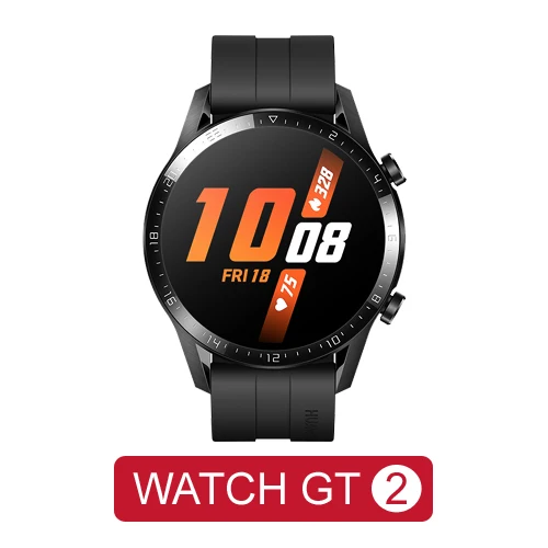 Black Huawei часы GT 2 Смарт-часы Bluetooth 5,1 Смарт-часы кровяное давление 14 дней Телефонный звонок сердечного ритма для iOS и Android - Цвет: Black