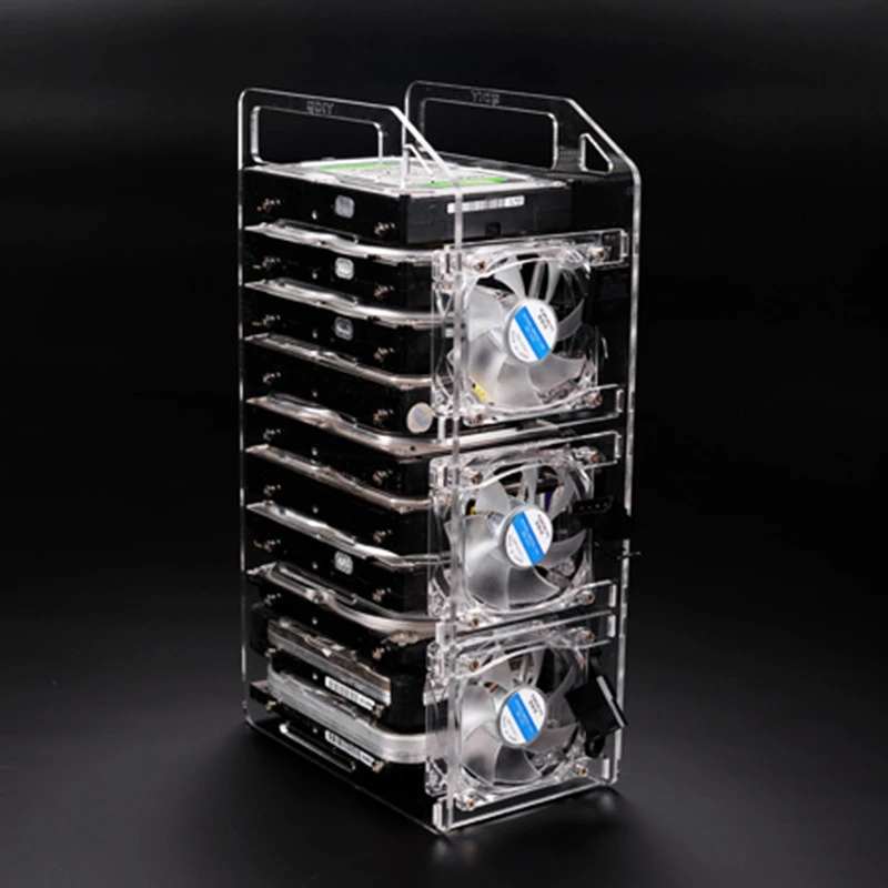 New Diy Acrylic Hard Drive Bracket Transparent Hard Disk Shelf Desktop new-diy-acrylic-hard-drive-bracket-transparent-hard-disk-shelf-desktop