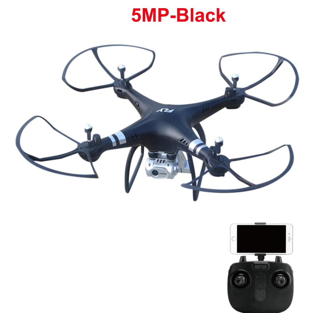 5MP-black DIDIHOU Дрон Квадрокоптер XY4 RC с камерой 1080P 20-25 мин Время полета Профессиональный Fpv Дрон 720p WiFi вертолет с камерой - Color: 5MP-black
