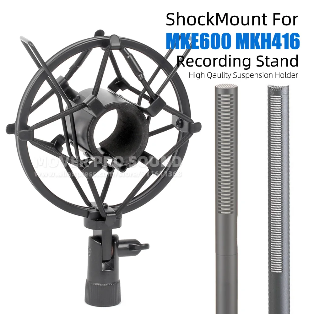 Spider Shotgun Mic Stand Titular Shock Mount para Sennheiser Mke600 Mkh416 Mke 600 Mkh 416 Shock Mount à Prova de Choque
