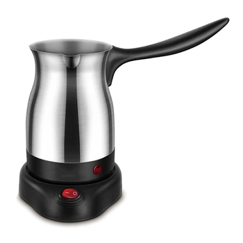 

HHO-Stainless Steel Coffee Machine Coffee Maker Electrical Coffee Pot Coffee Kettle Eu Plug