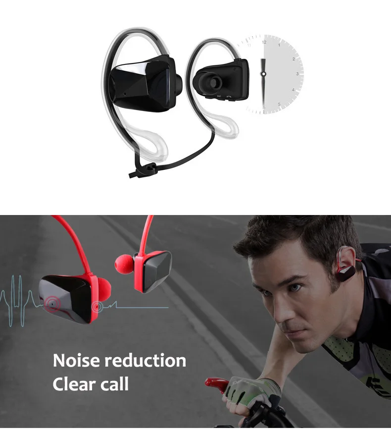 YCH-03 сзади Висячие Bluetooth 4,1 CV6.0 пыленепроницаемые шумоподавление спортивные наушники подключенные ПК Android IOS смартфон головные уборы