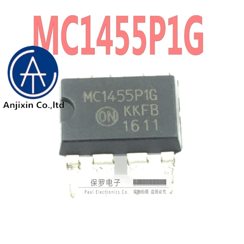 

10 шт., 100% оригинальный новый таймер MC1455P1G MC1455P1 DIP-8