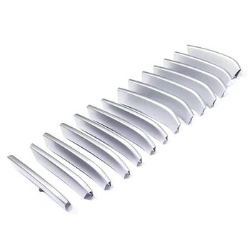 

for-BMW X5 X6 F15 F16 2014-2018 Front Grille Inserts, ABS Matte Sequins Front Grill Cover Trim