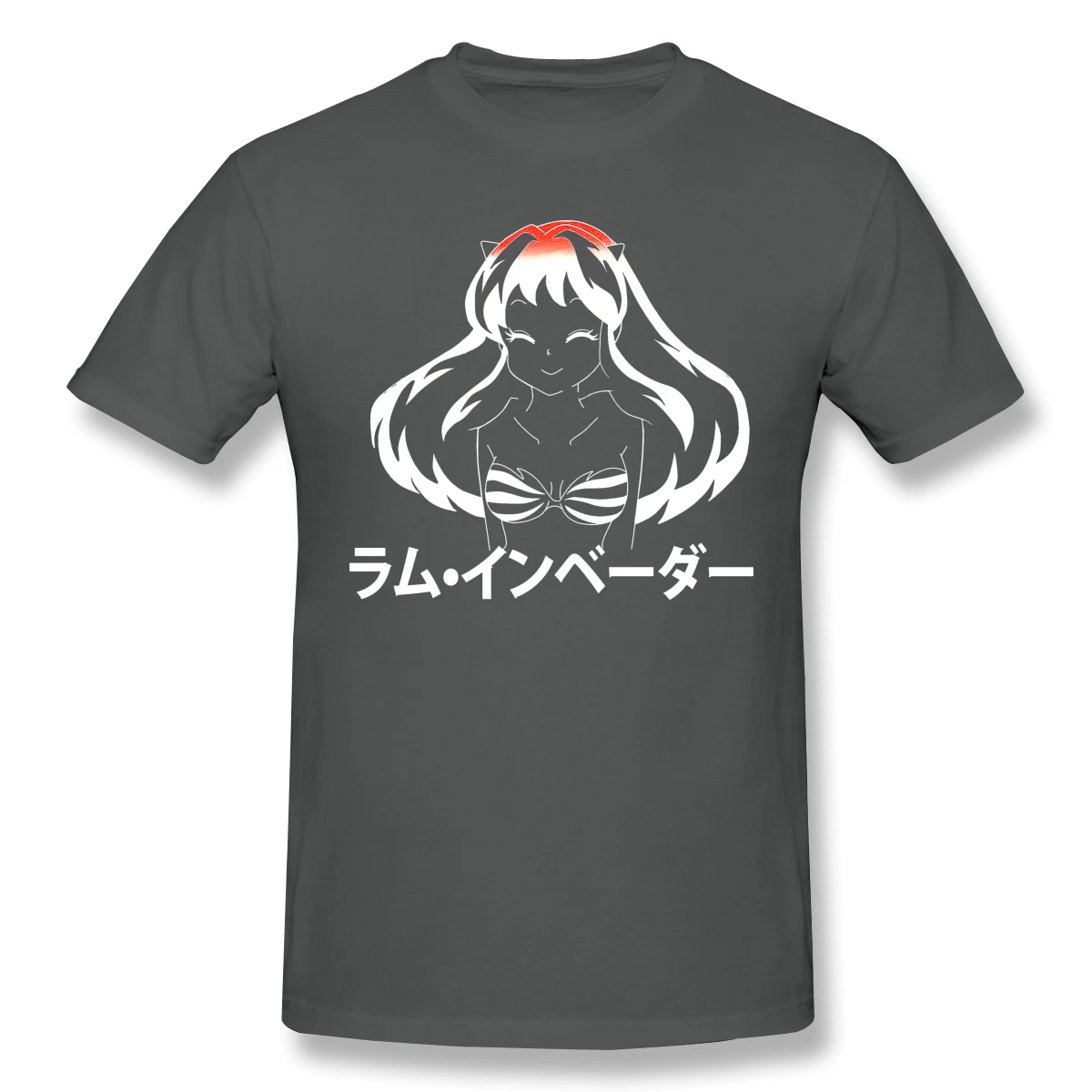 Черная футболка LAMU Inuyasha homme футболки с короткими рукавами|Футболки| |