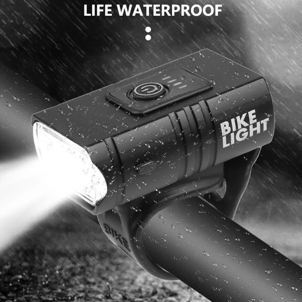 T6 LED Bicycle Light 10W 800LM 6 Modes USB Rechargeable Power Display MTB Mountain Road Bike Front Lamp Cycling Equipment Z-03A | Лампы и