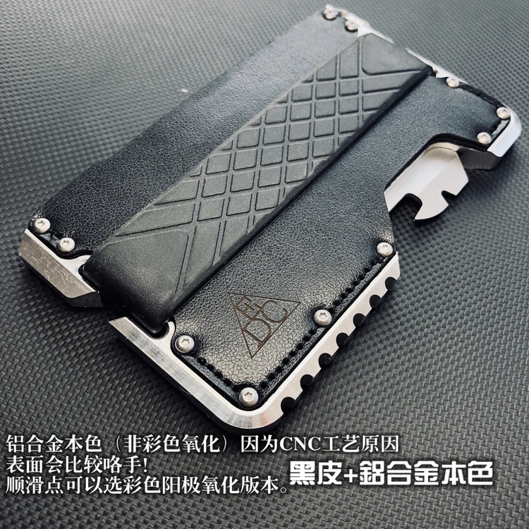 FanFans Hard Warrior DANGO Metal Clamp EDC Wallet Tactical Multifunctional Wallet Clasp Equipment