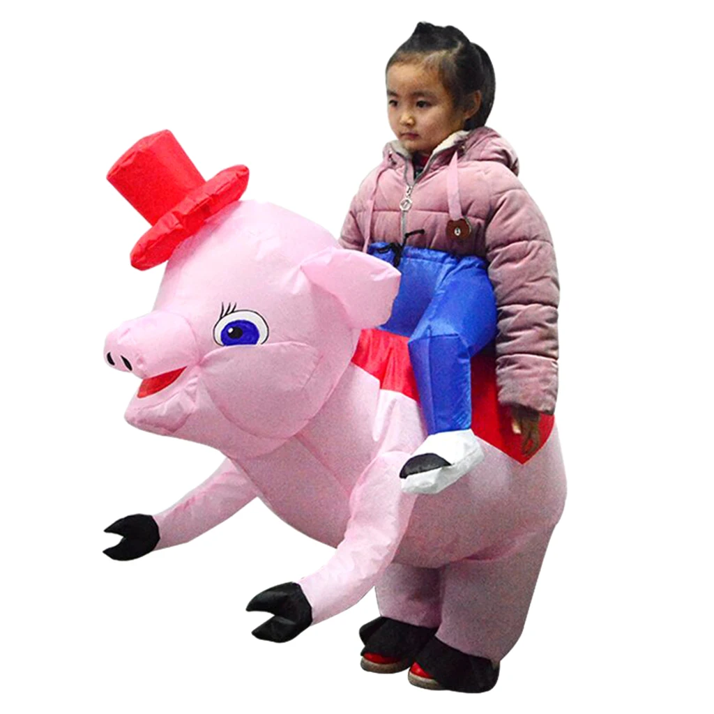 Piggy Inflatable Masquerade Jumpsuit Costume Christmas Party Fancy Dress