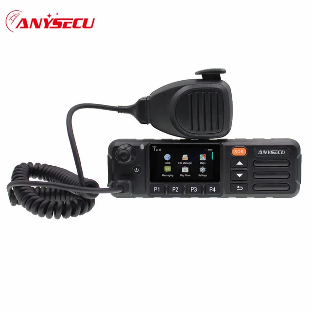 Рация Anysecu, Android, LTE BAND, 4G, сеть, радио 4G-W7 Plus, сеть, Wi-Fi, GPS, мобильное радио, работает с ZELLO REAL PTT и т. Д.