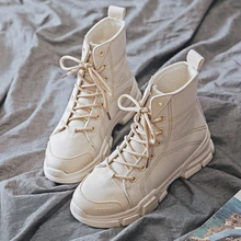 Высококачественные парусиновые ботинки; женские дышащие кроссовки; Mujer; британский стиль; ковбойская повседневная обувь; Модные женские спортивные ботинки Martin; Botas