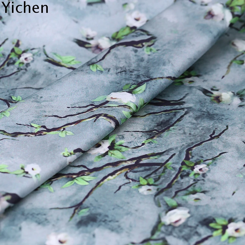 Стрейч шелковая атласная ткань для платья 93% натуральный шелк и 7% спандекс натуральный шелк эластичная атласная ткань шелковое платье Ципао