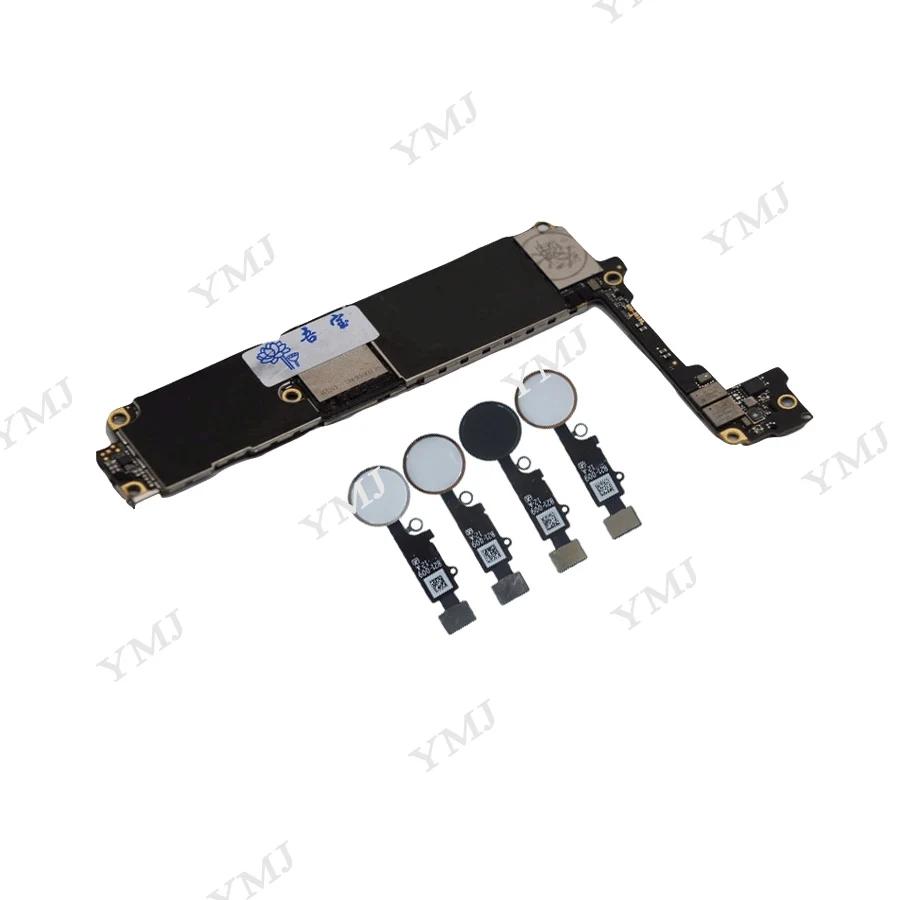  32GB 128GB 256GB for iphone 7 4.7inch Motherboard with Touch ID/without Touch IDPlate Original unlo