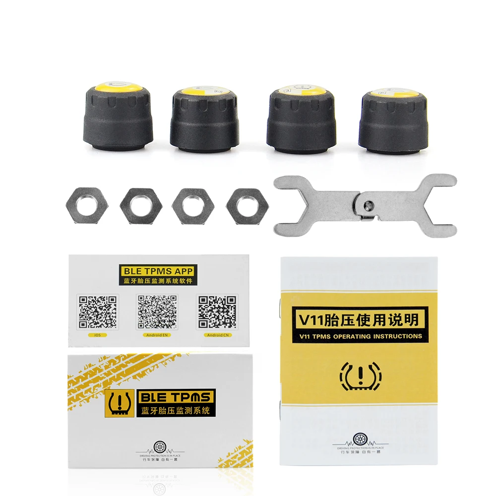 Новейшая Солнечная энергия автомобиля TPMS в режиме реального времени цифровой дисплей сигнализация с шинами давление и система контроля температуры для автоматической безопасности