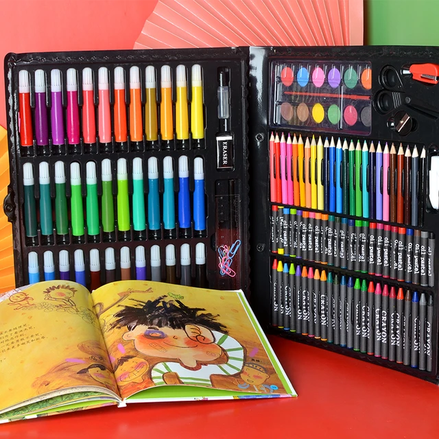 Crayon Set Art Supplies, Art Pastel Set Drawing