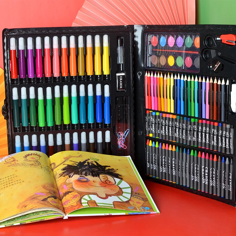 Art School Supplies Children Drawing Set Crayon Drawing Tool Water Color  Pen For Kids Gift - Temu United Arab Emirates