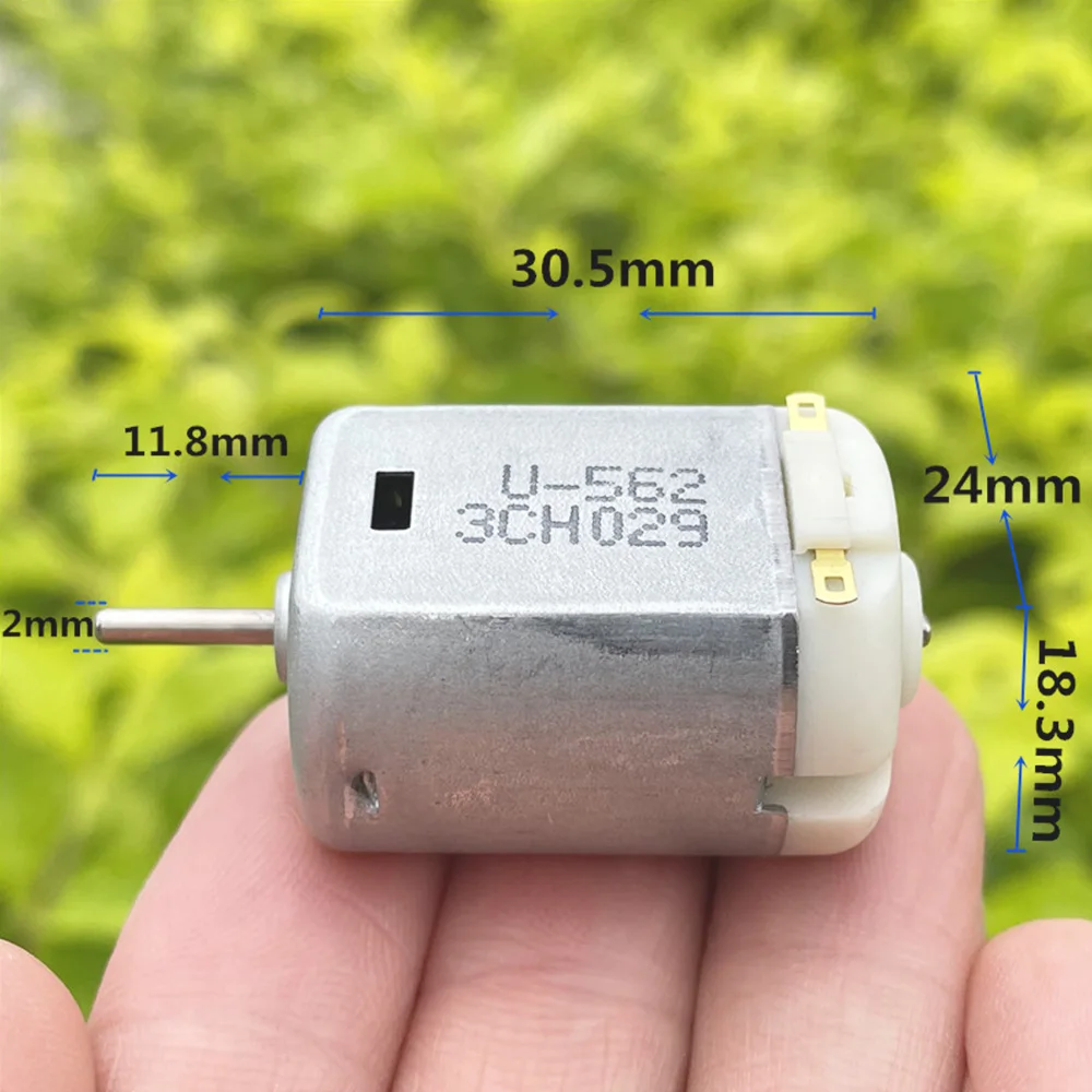 DC 3V-12V 3.7V 6V 9V 11000RPM Motor 280-16170 High Speed Carbon Brush Strong Magnetic 280 DC Motor Electric Toy Car Boat Model