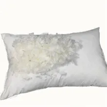 Warmslive Белая Подушка с гусиным пухом и пером, Хлопковый чехол, пятизвездочная гостиничная подушка для взрослых, одиночная