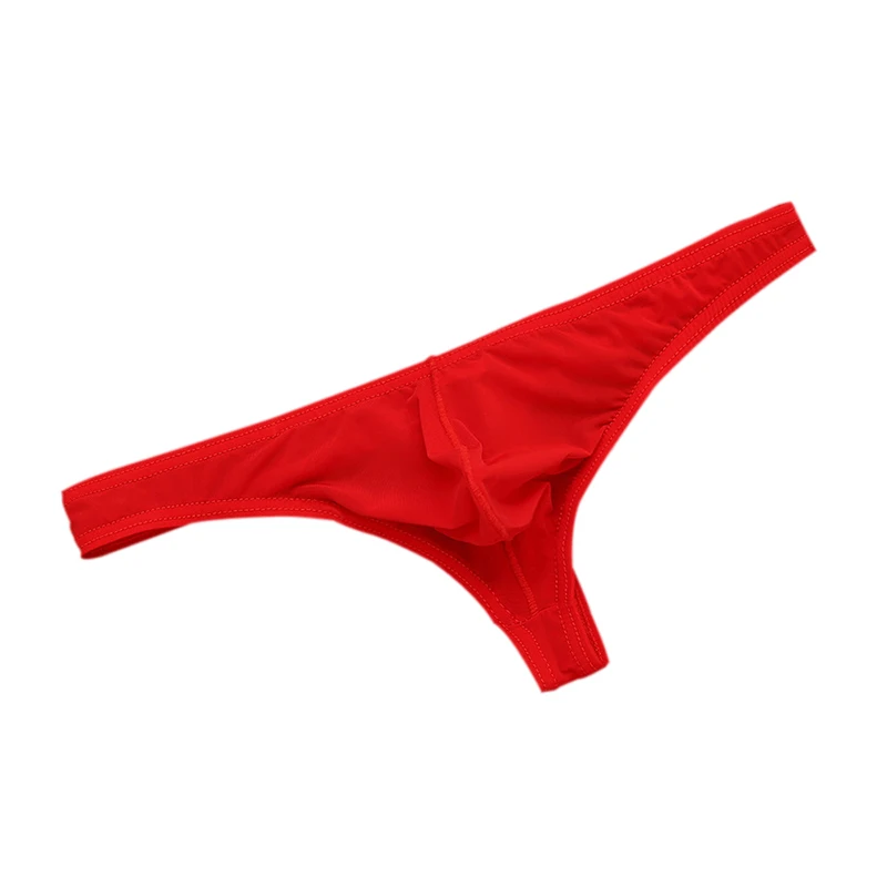 Трусы стринги мужские из вискозы пикантное нижнее белье для геев 4 шт./лот танга