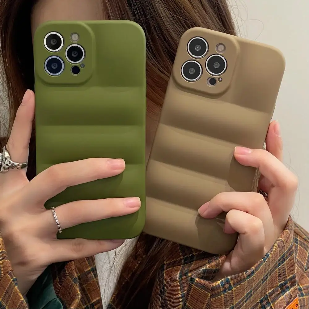 Матовый чехол-пуховик для телефона Iphone 11 12 13 Pro Max XR X XS защитный чехол | Мобильные