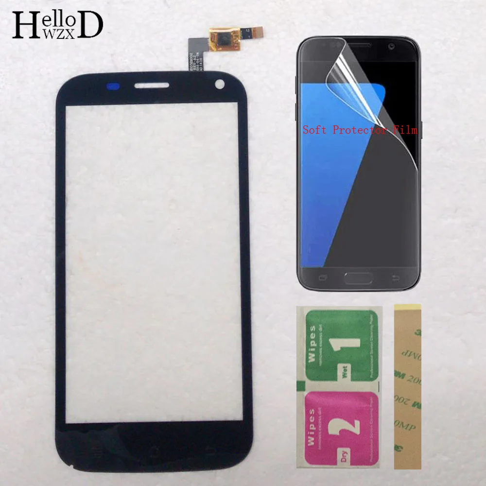 Touch Screen Panel For Micromax Bolt A82 Touch Digitizer Panel Replacement Sensor Tools Protecotr Film - Цвет: Black