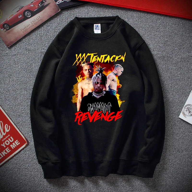 

New Winter Streetwear Xxxtentacion Hoodies Cool men Rap hip hop Hoodie men Top cotton Fleece Sweatshirt Sudadera hombre