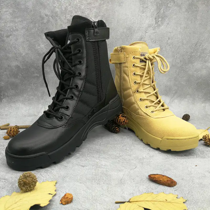 mens military style boots