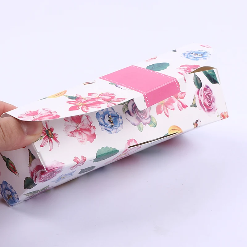 Folding Carton Cardboard Gift Box – Rectangular Black Plume Paper Packaging for Cake, C... - SKU FCB13336 - UGI Packaging