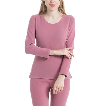 

Warm Autumn Winter Underwear Set Unisex Slim Elastic Heating Thread Long Think Clothing Set Solid Drop Shipping