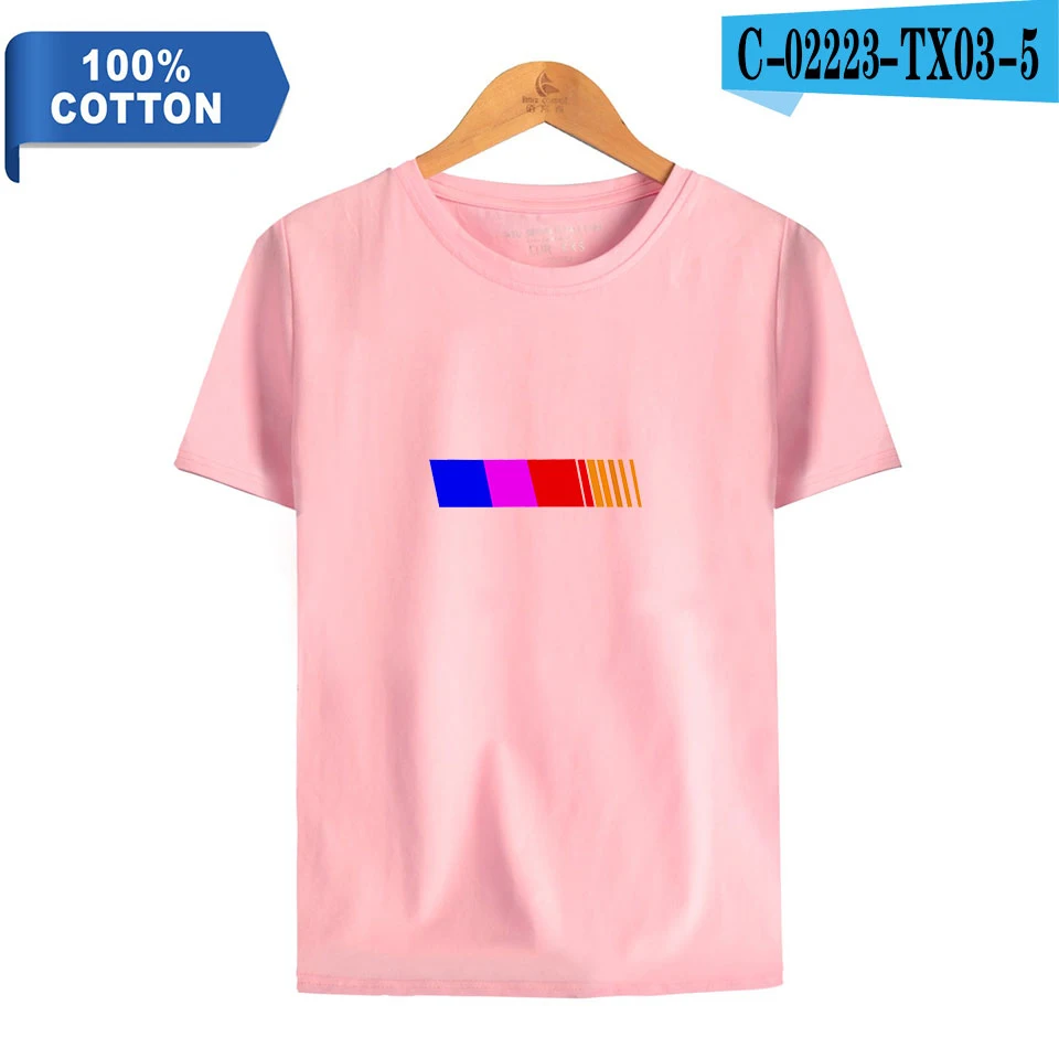 В стиле «хип-хоп» странное будущее этикетки R& B певица рисунок Frank Ocean 2D принт хлопок Для женщин/Для мужчин одежда короткий рукав Футболка Повседневное футболка - Цвет: picture color
