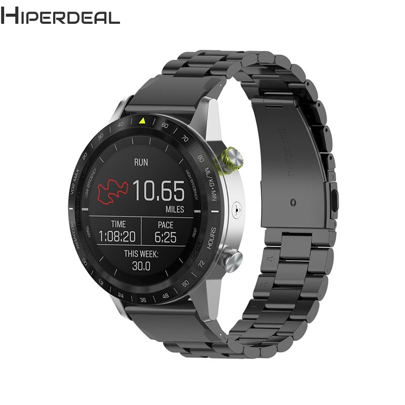 

HIPERDEAL Smart Accessories 26MM Wrist Strap Stainless Steel Bracelet Quick Replacement Band Strap for GARMIN FENIX 6X Pro