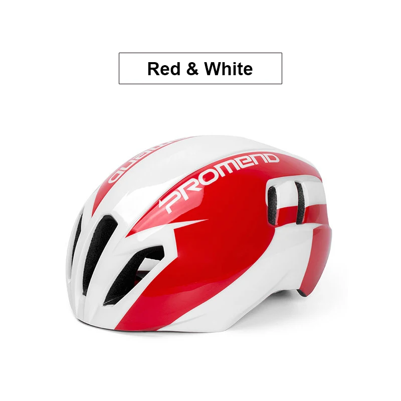 Red White Велосипедные шоссейные велосипедные MTB шлемы цельно-формованные сверхлегкие велосипедные Aero шлемы безопасная Кепка EPS+ PC аксессуары для спорта на открытом воздухе 287 г - Цвет: Red White
