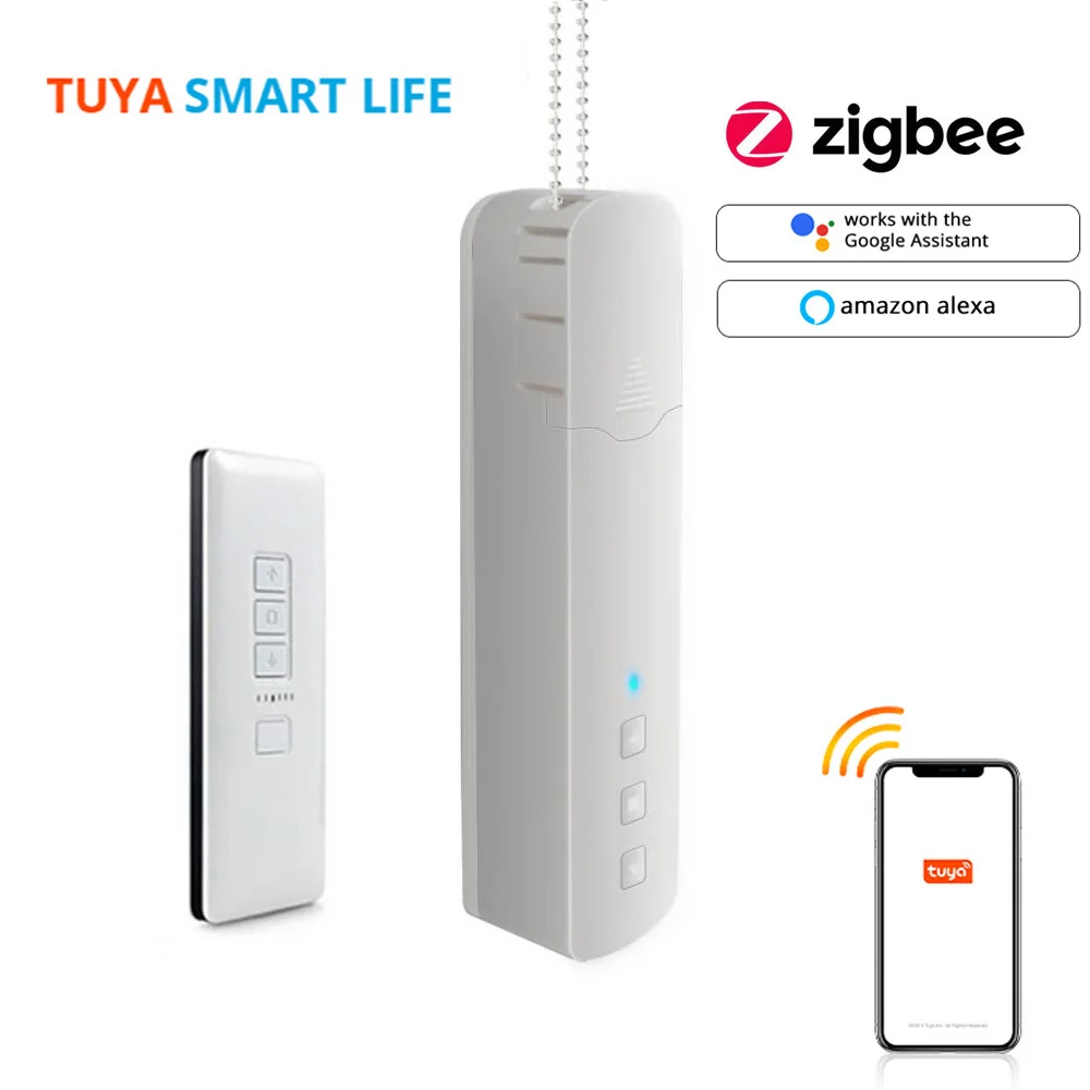 Tuya Zigbee Roller Shade Driver Zemismart Motors Built In Battery Blind