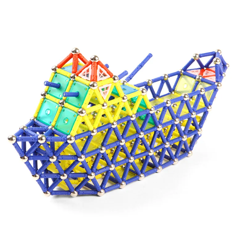 

TENSOGER Genuine Product Magnetic Building Blocks Toys with Breadboard Gift Box