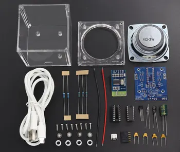 

CLAITE DIY 3W Bluetooth Speaker Amplifier Mobile Phone Speaker Production Kit Audio Parts Electronic DIY