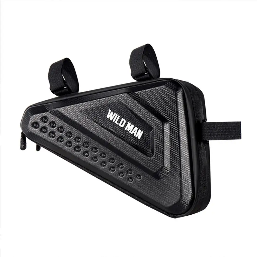 

Сумка велосипедная из экокожи, 3 л, с двойной молнией