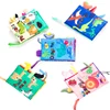 Kid Baby Books Toys Touch and Feel Crinkle Cloth Books for Babies Infants Early Development Interactive Car & Stroller Soft Toys 1
