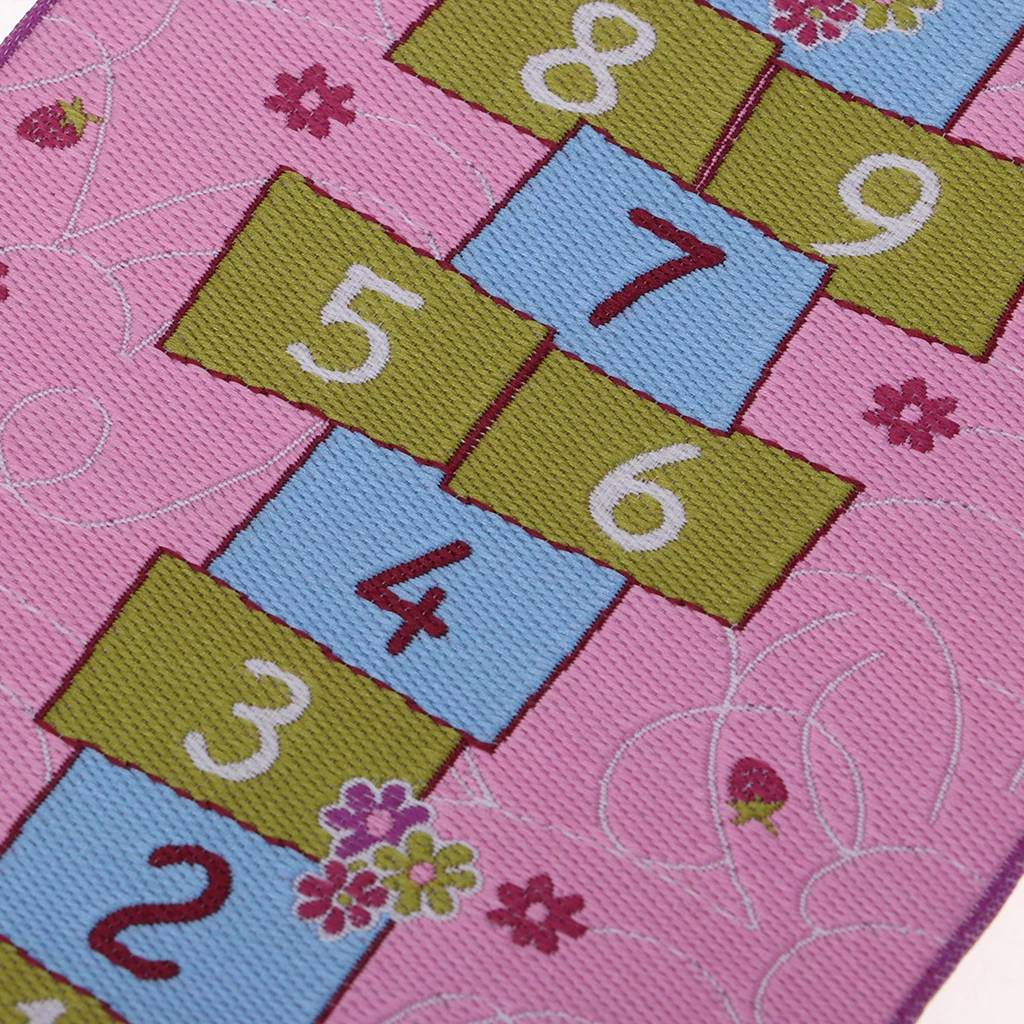 1/12 Hopscotch Carpet Area Rug for Dollhouse Sitting Room Bedroom Baby Room Decoration