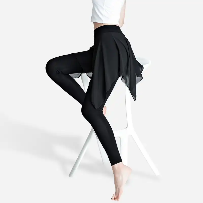 ラテン大人のダンスの練習のドレススカート パンツ黒レギンス女性社交ズボンヨガ古典舞踊の衣装bl4152 ラテン Aliexpress